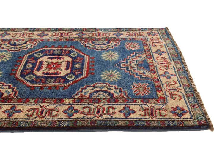 2' x 3' Hand Knotted Kazak Rug