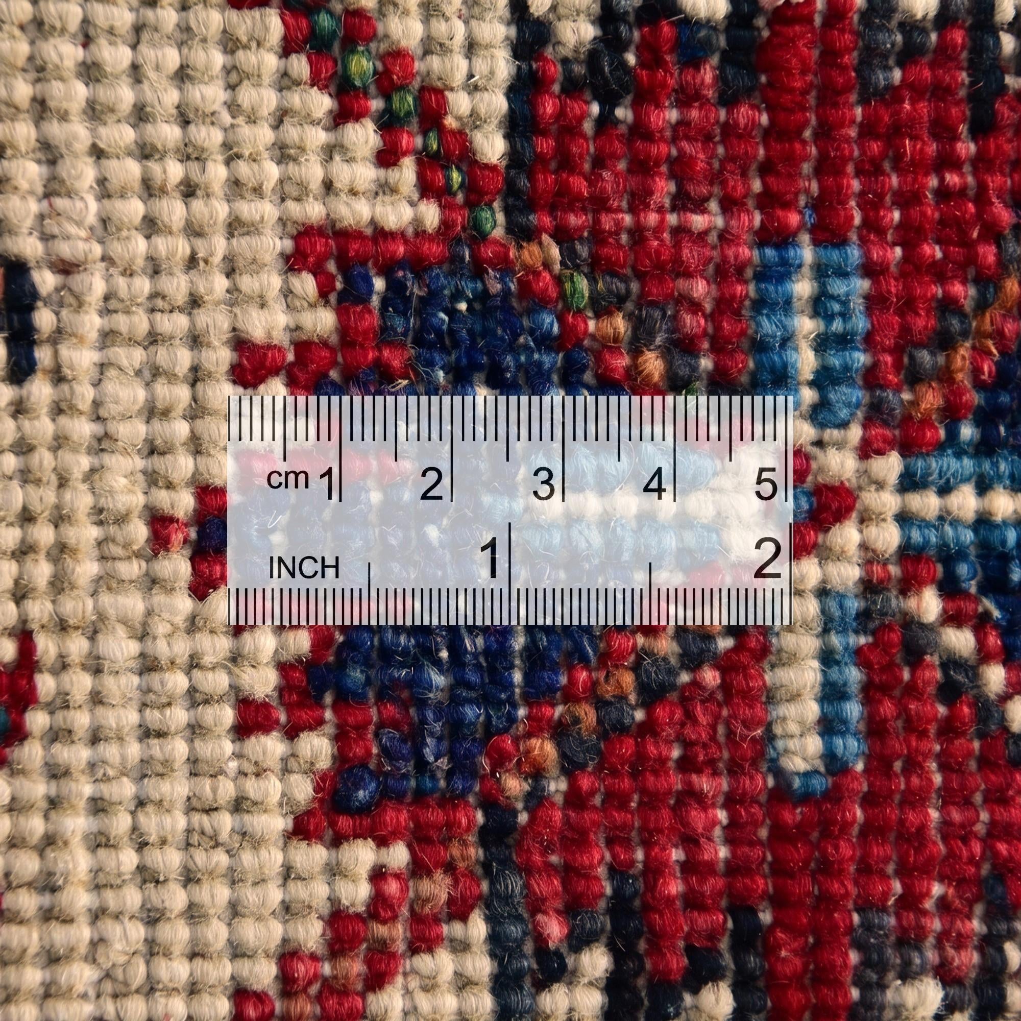 3' 11 x 5' 9 Hand Knotted Kazak Rug
