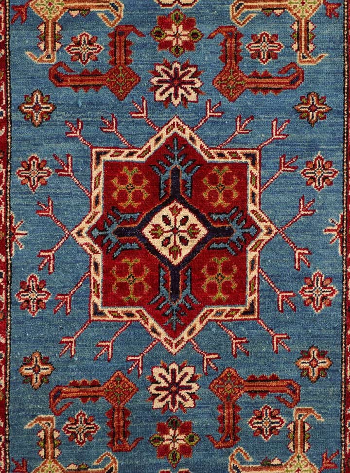 3' 11 x 5' 9 Hand Knotted Kazak Rug