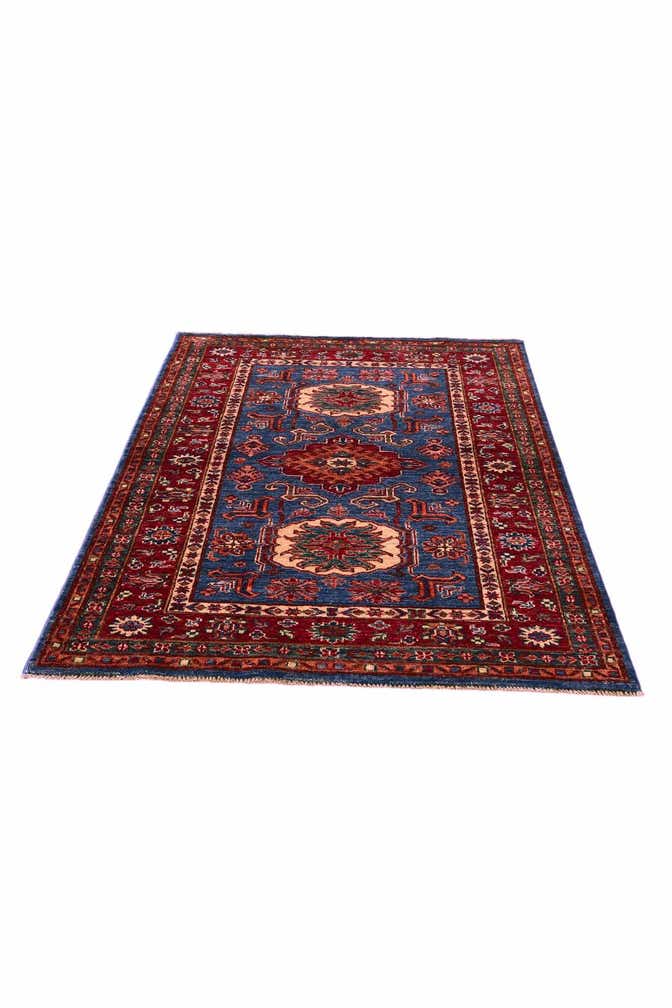 3' 3 x 4' 9 Hand Knotted Kazak Rug
