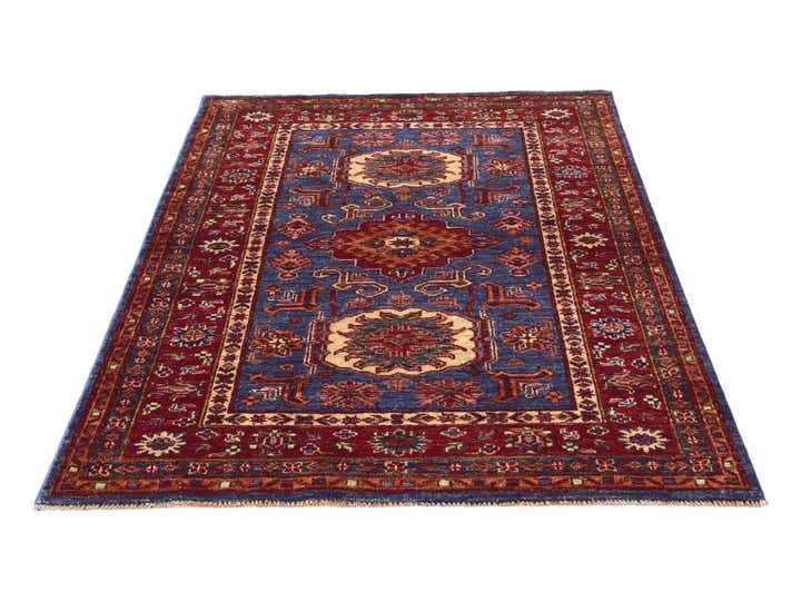 3' 3 x 4' 9 Hand Knotted Kazak Rug