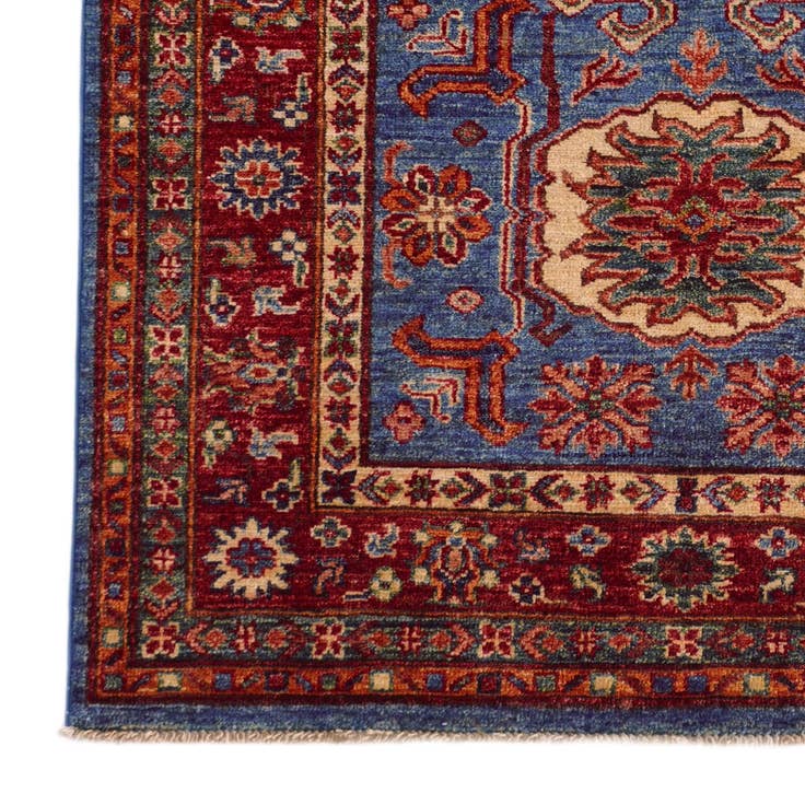 Detail image of 3' 3 x 4' 9 Hand Knotted Kazak Rug