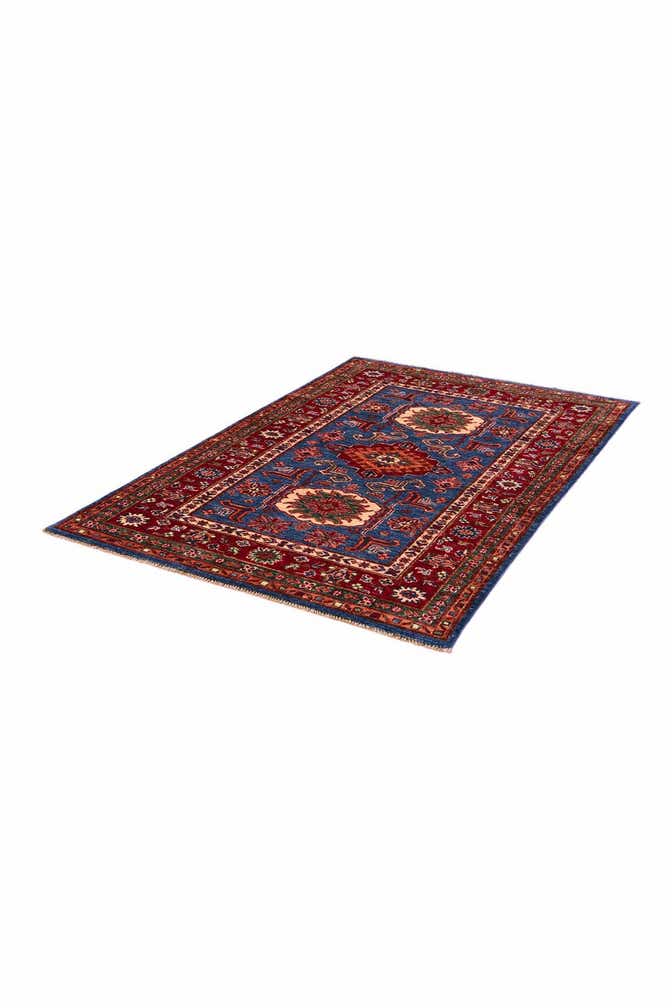 3' 2 x 4' 10 Hand Knotted Kazak Rug