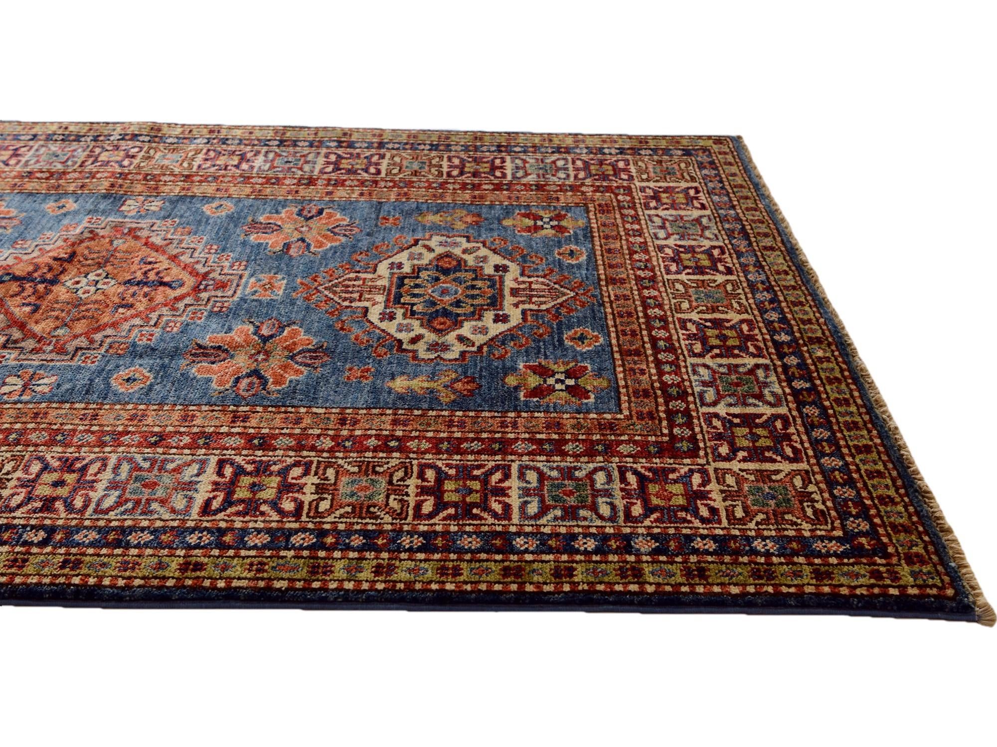 3' 5 x 5' 1 Hand Knotted Kazak Rug