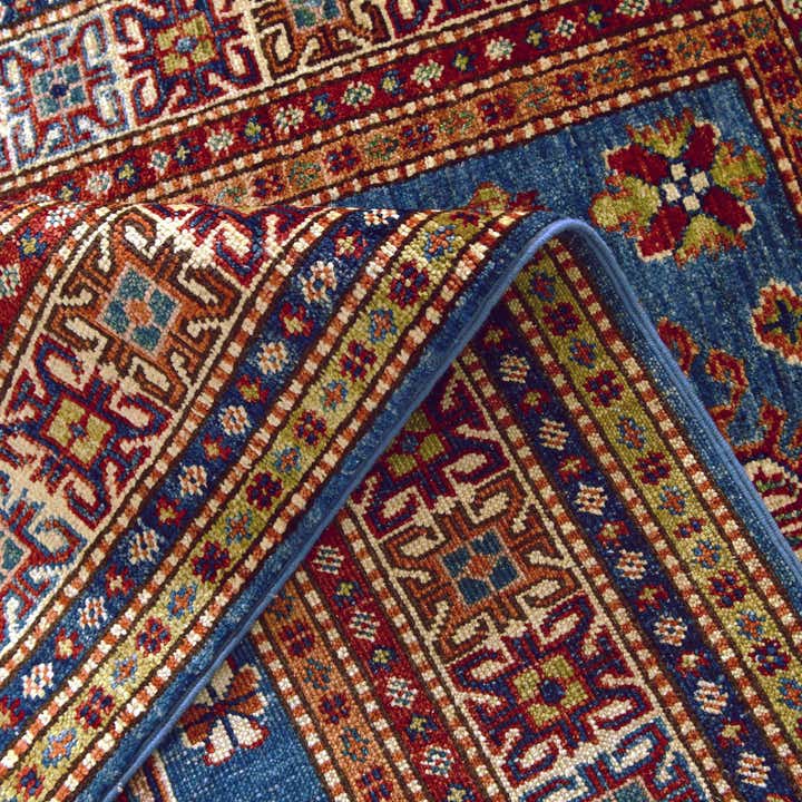 3' 5 x 5' 1 Hand Knotted Kazak Rug