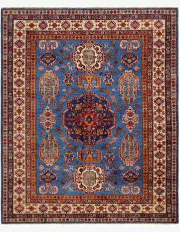 5' x 6' 1 Hand Knotted Kazak Rug