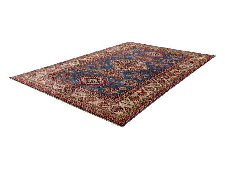 Detail image of 5' 7 x 8' 3 Hand Knotted Kazak Rug