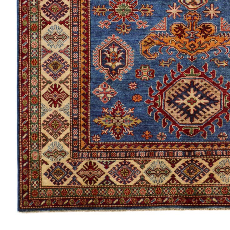Detail image of 5' 7 x 8' 3 Hand Knotted Kazak Rug