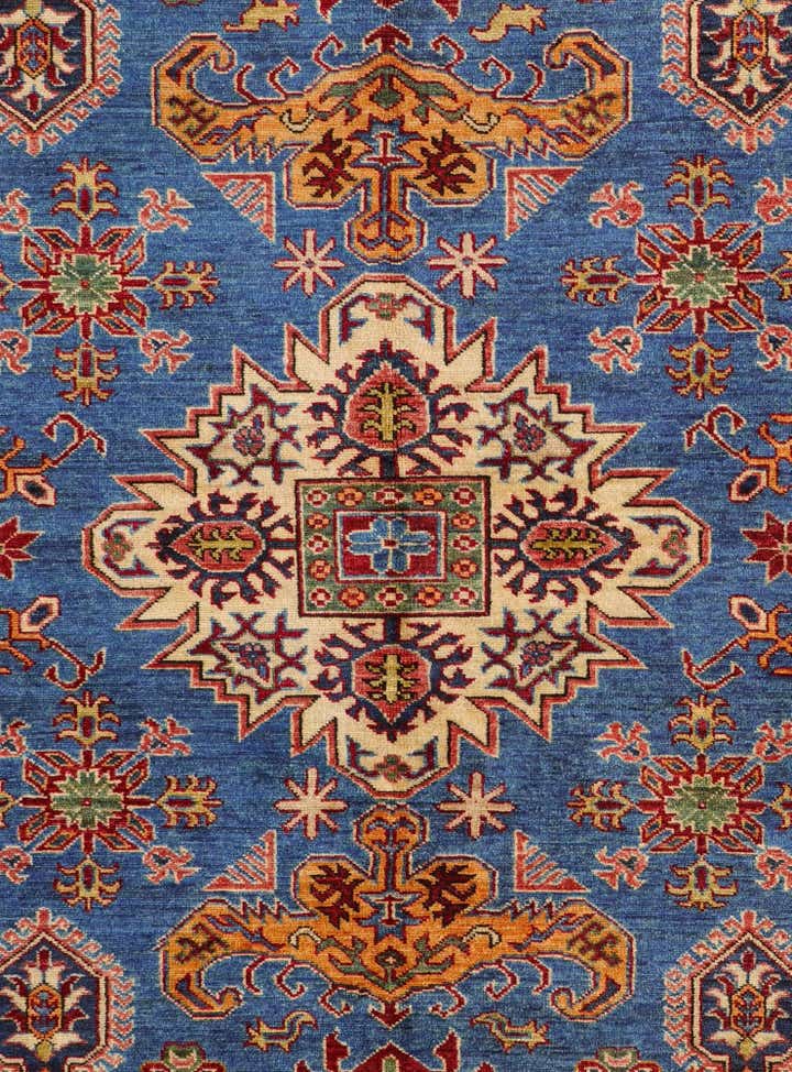 5' 7 x 8' 3 Hand Knotted Kazak Rug