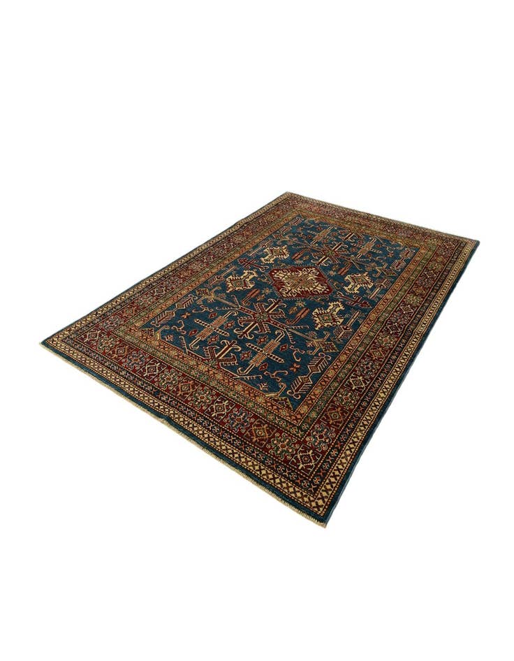 Detail image of 5' 10 x 8' 8 Hand Knotted Kazak Rug