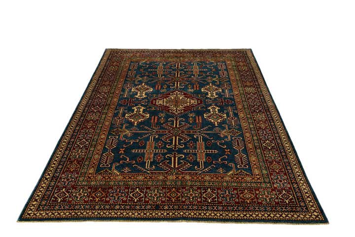 5' 10 x 8' 8 Hand Knotted Kazak Rug
