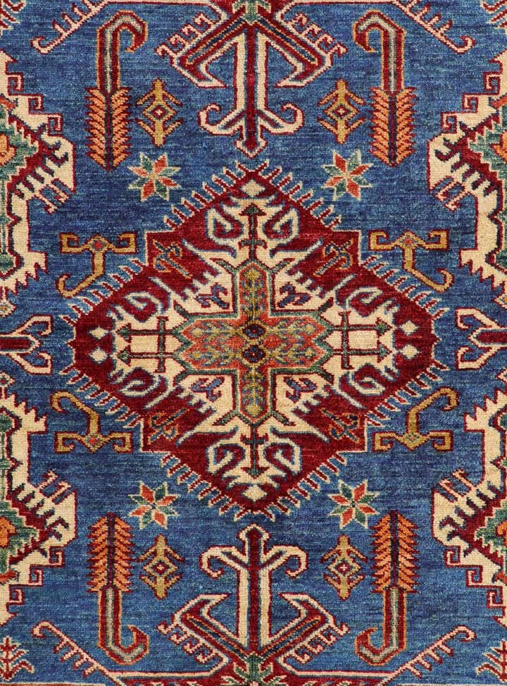 5' 10 x 8' 8 Hand Knotted Kazak Rug