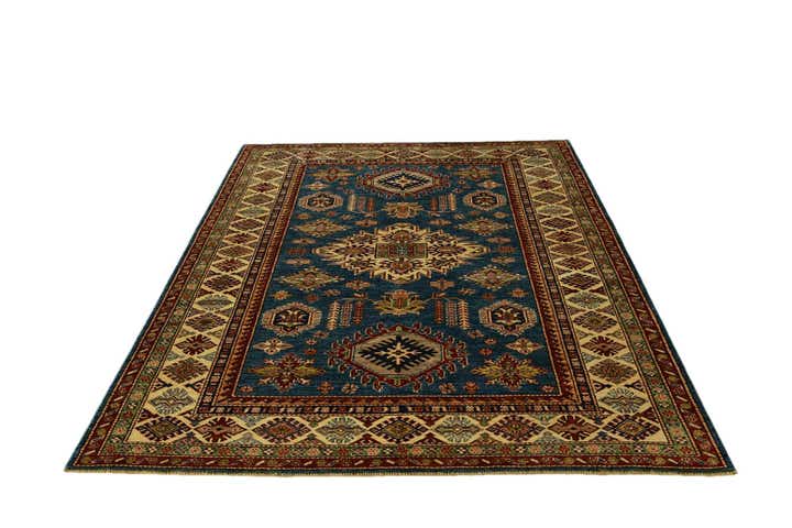 5' 9 x 7' 9 Hand Knotted Kazak Rug