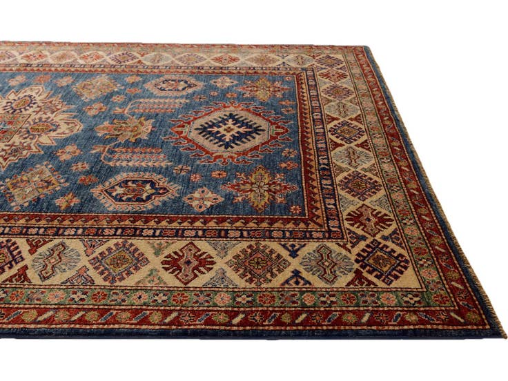 Detail image of 5' 9 x 7' 9 Hand Knotted Kazak Rug