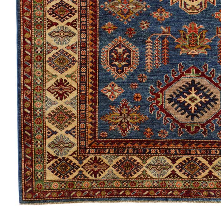 5' 9 x 7' 9 Hand Knotted Kazak Rug