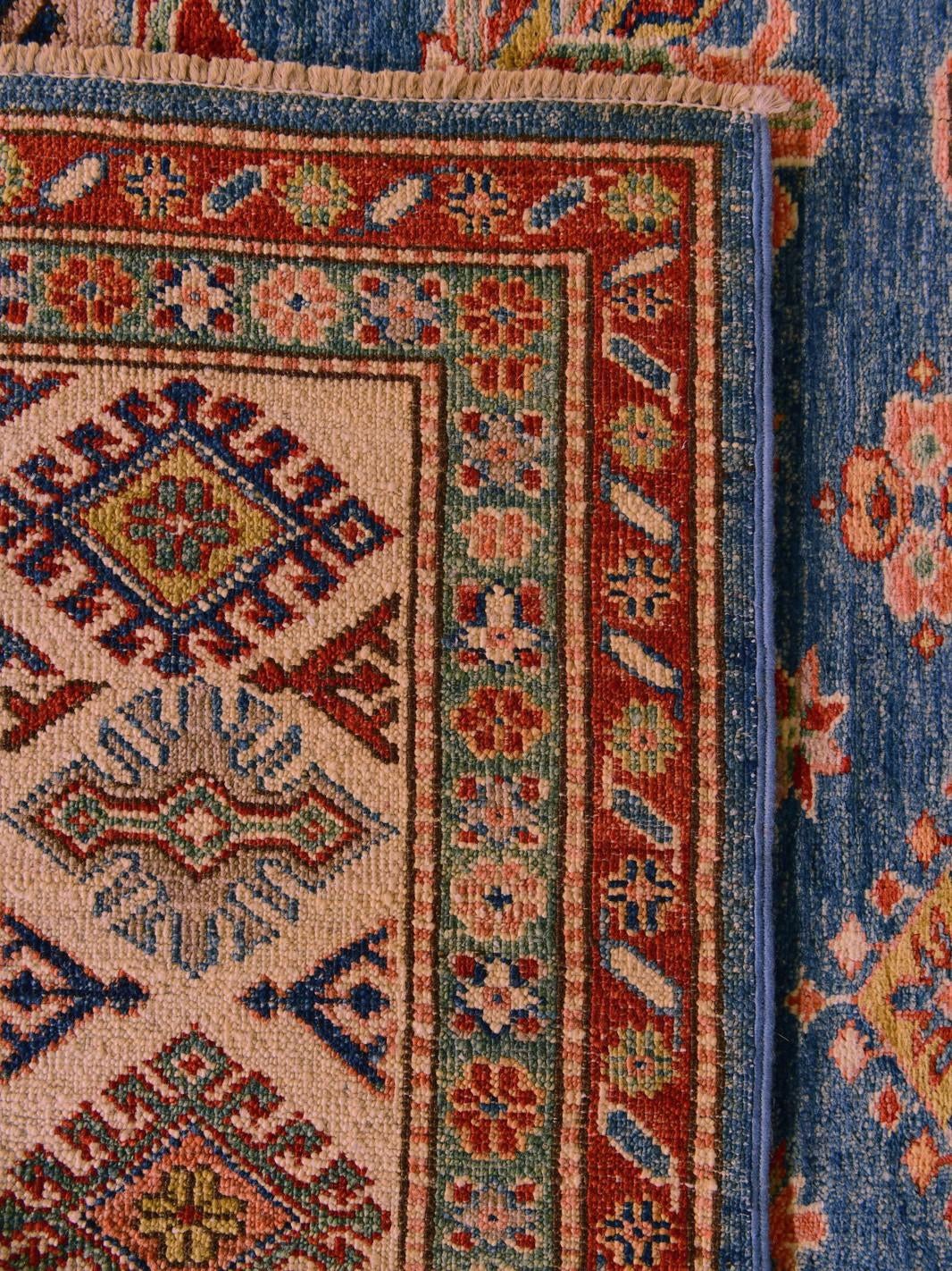 Detail image 12 of 12: 5' 9 x 7' 9 Hand Knotted Kazak Rug