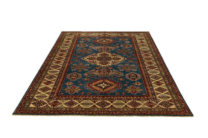 5' 8 x 7' 9 Hand Knotted Kazak Rug