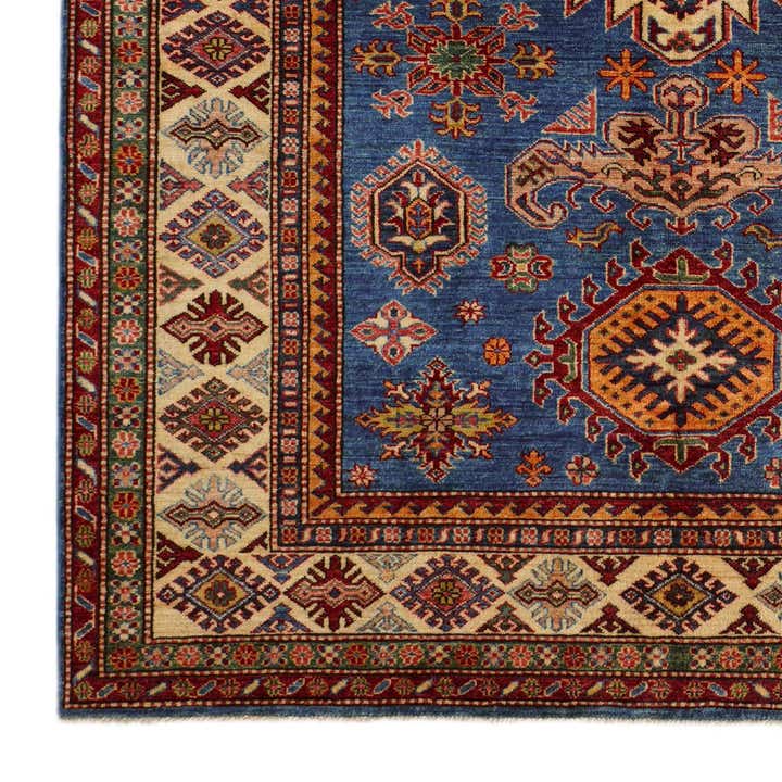 5' 8 x 7' 9 Hand Knotted Kazak Rug