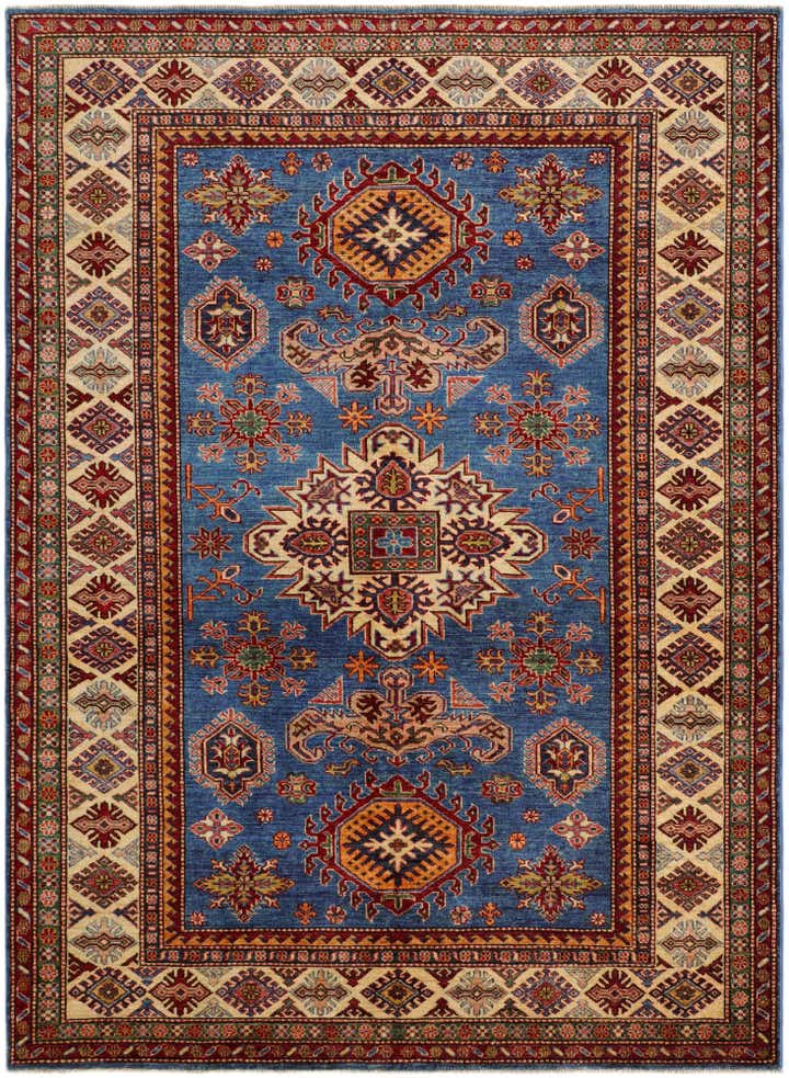 5' 8 x 7' 9 Hand Knotted Kazak Rug