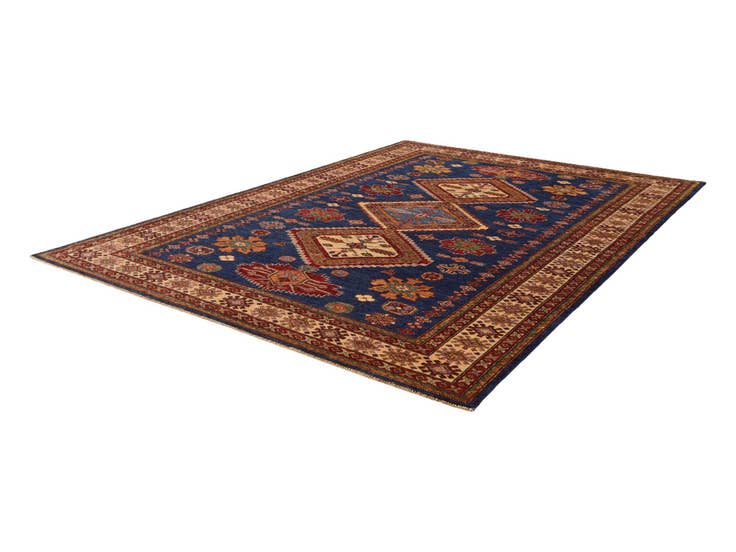 Detail image of 5' 9 x 8' 1 Hand Knotted Kazak Rug
