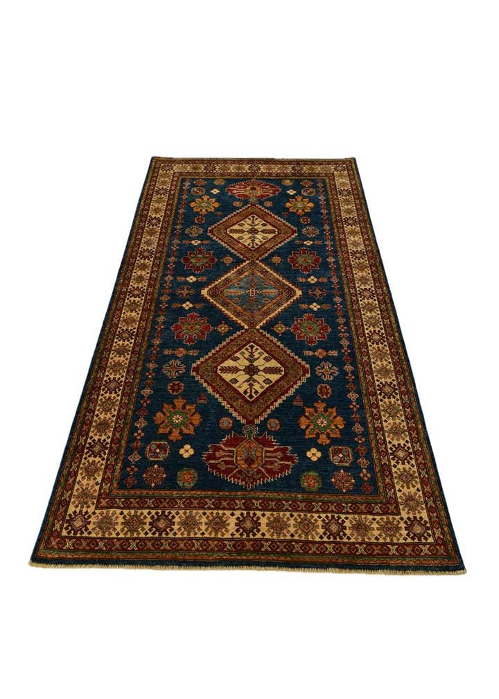 5' 9 x 8' 1 Hand Knotted Kazak Rug