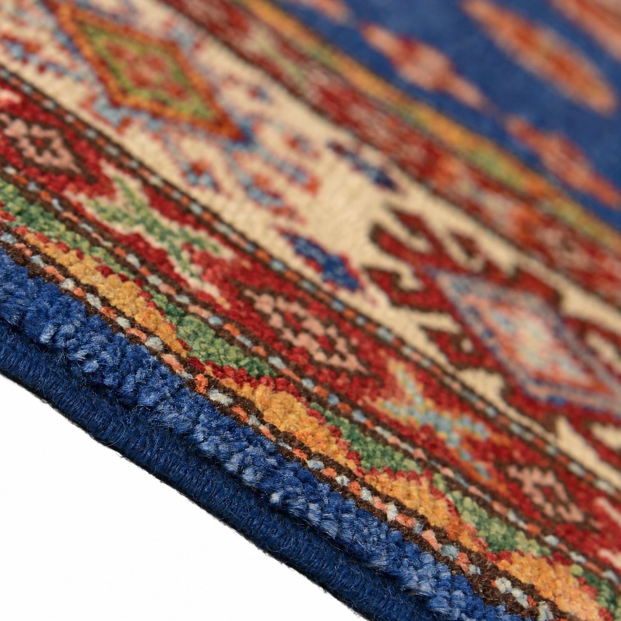 175cm x 245cm Hand Knotted Kazak Rug