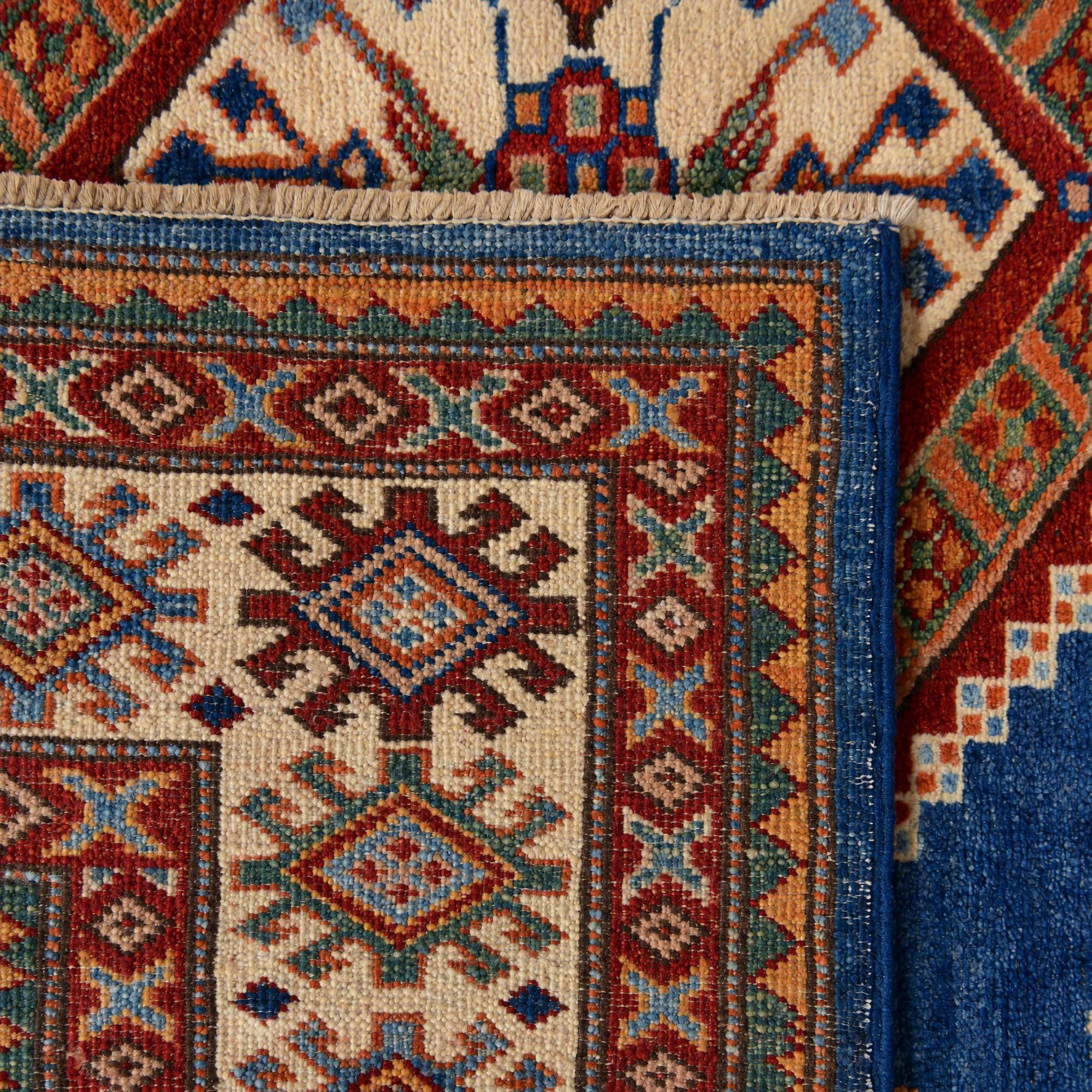 175cm x 245cm Hand Knotted Kazak Rug