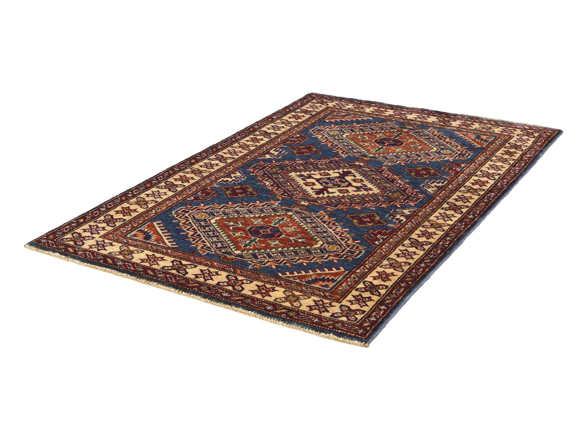 2' 11 x 4' 4 Hand Knotted Kazak Rug
