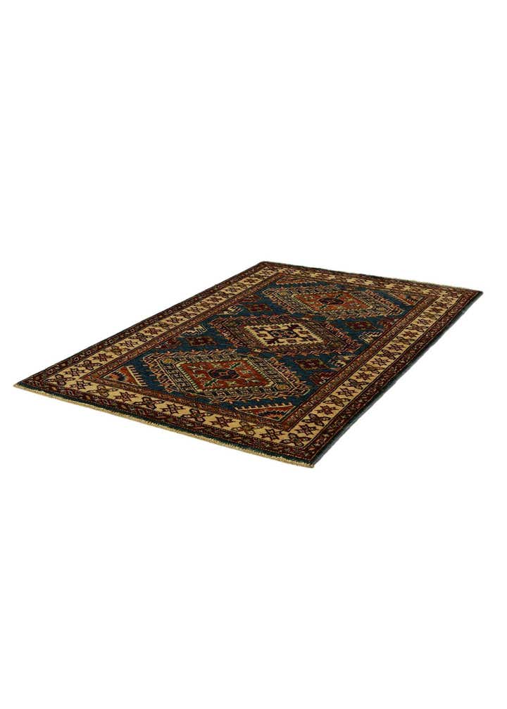 2' 11 x 4' 4 Hand Knotted Kazak Rug