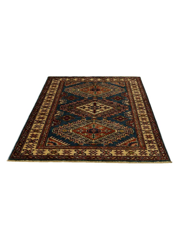 Detail image of 2' 11 x 4' 4 Hand Knotted Kazak Rug