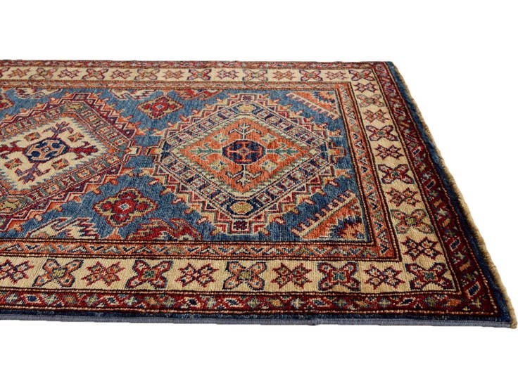 Detail image of 2' 11 x 4' 4 Hand Knotted Kazak Rug
