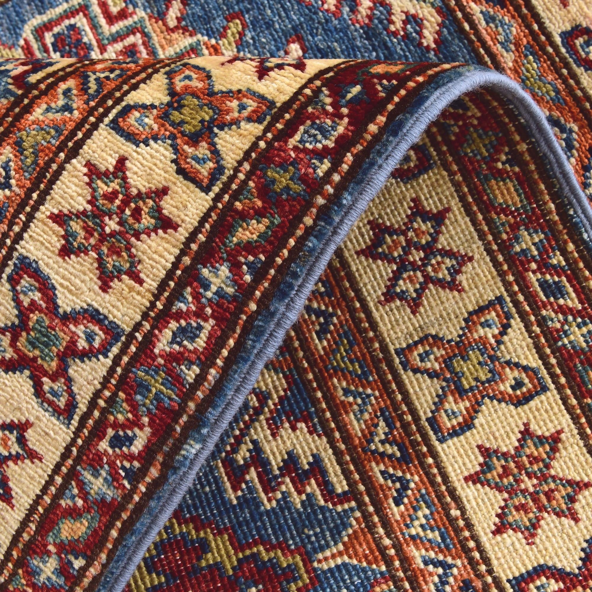 2' 11 x 4' 4 Hand Knotted Kazak Rug