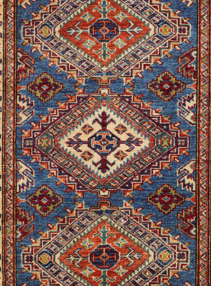 2' 11 x 4' 4 Hand Knotted Kazak Rug