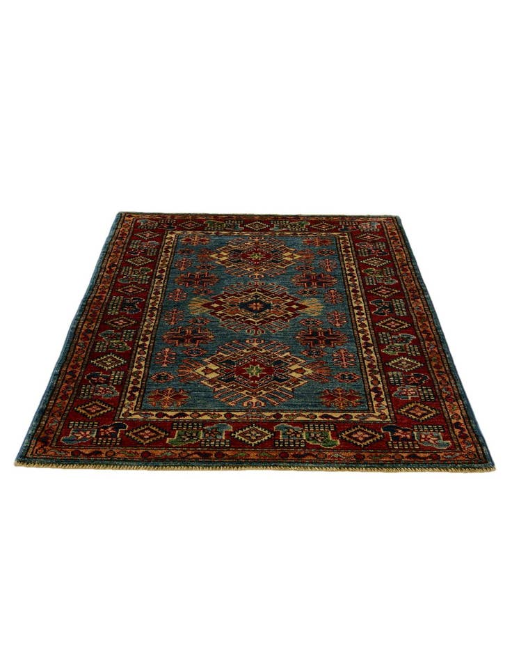 Detail image of 3' x 4' 2 Hand Knotted Kazak Rug