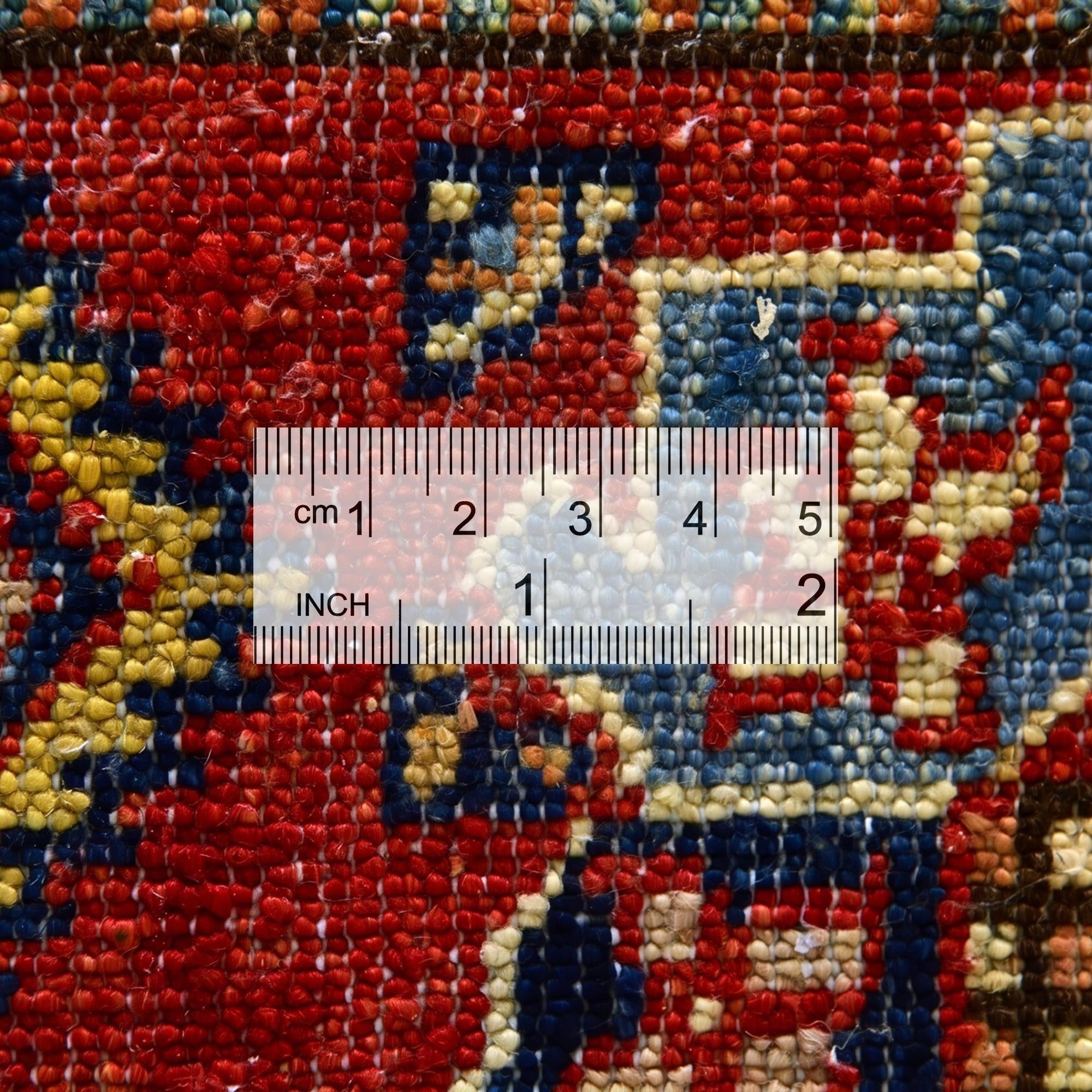 3' x 4' 2 Hand Knotted Kazak Rug