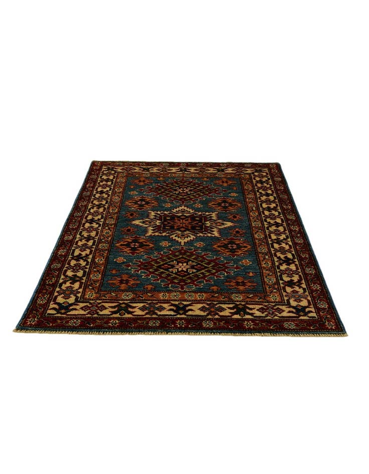 Detail image of 2' 11 x 4' 2 Hand Knotted Kazak Rug
