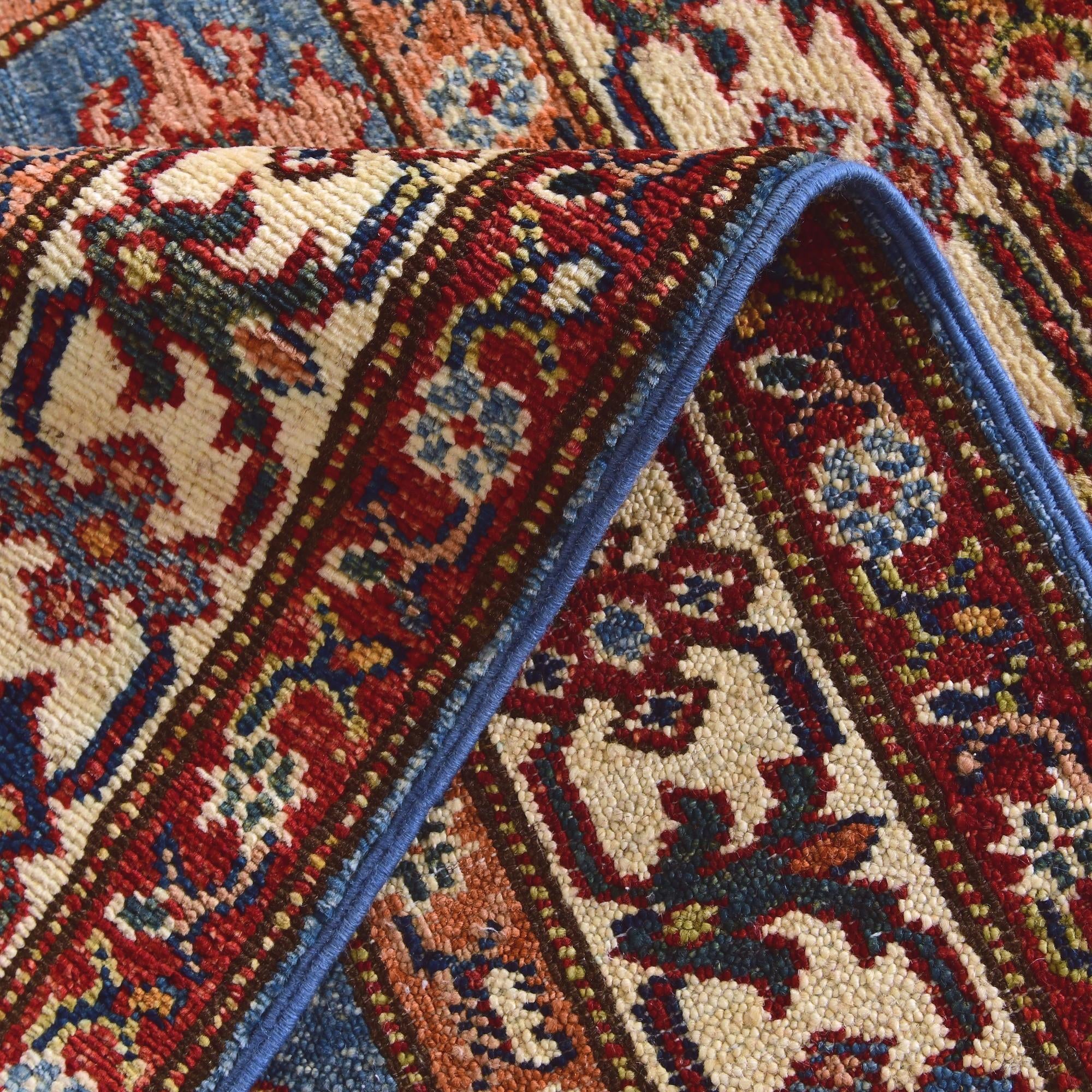 2' 11 x 4' 2 Hand Knotted Kazak Rug