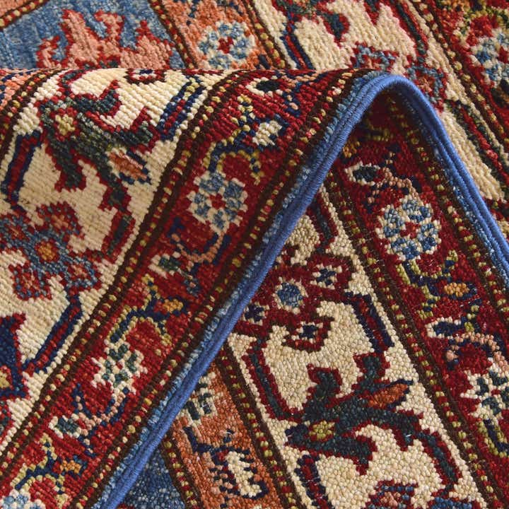 2' 11 x 4' 2 Hand Knotted Kazak Rug