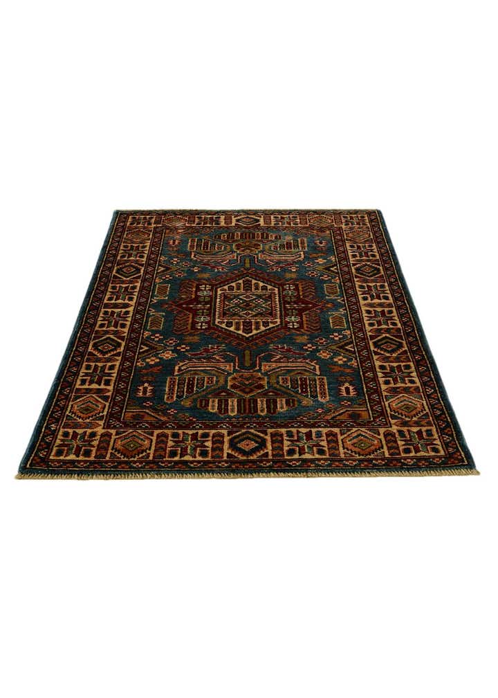 2' 8 x 3' 10 Hand Knotted Kazak Rug