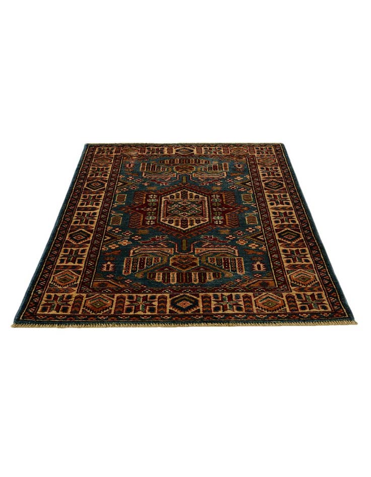 Detail image of 2' 8 x 3' 10 Hand Knotted Kazak Rug