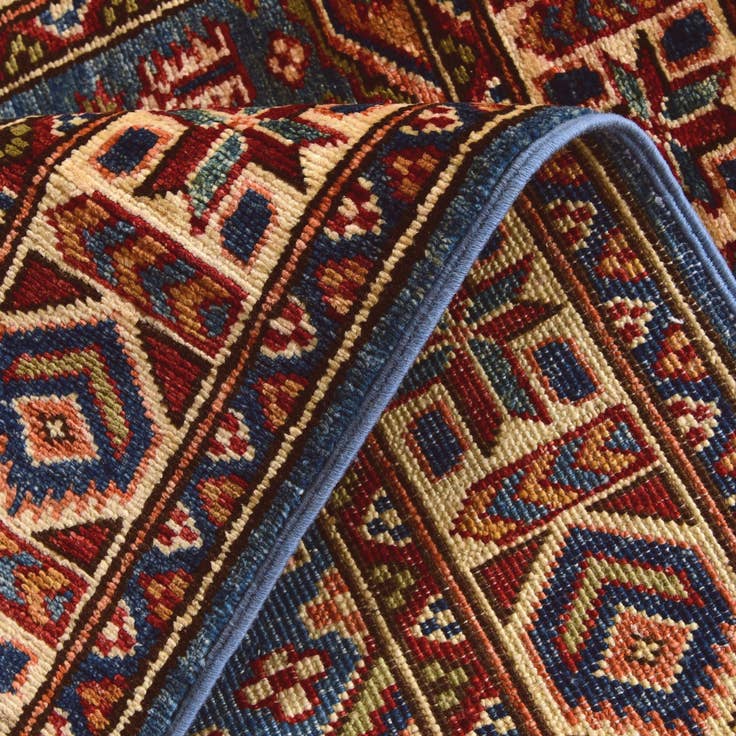 Detail image of 2' 8 x 3' 10 Hand Knotted Kazak Rug