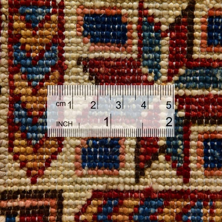 Detail image of 2' 8 x 3' 10 Hand Knotted Kazak Rug