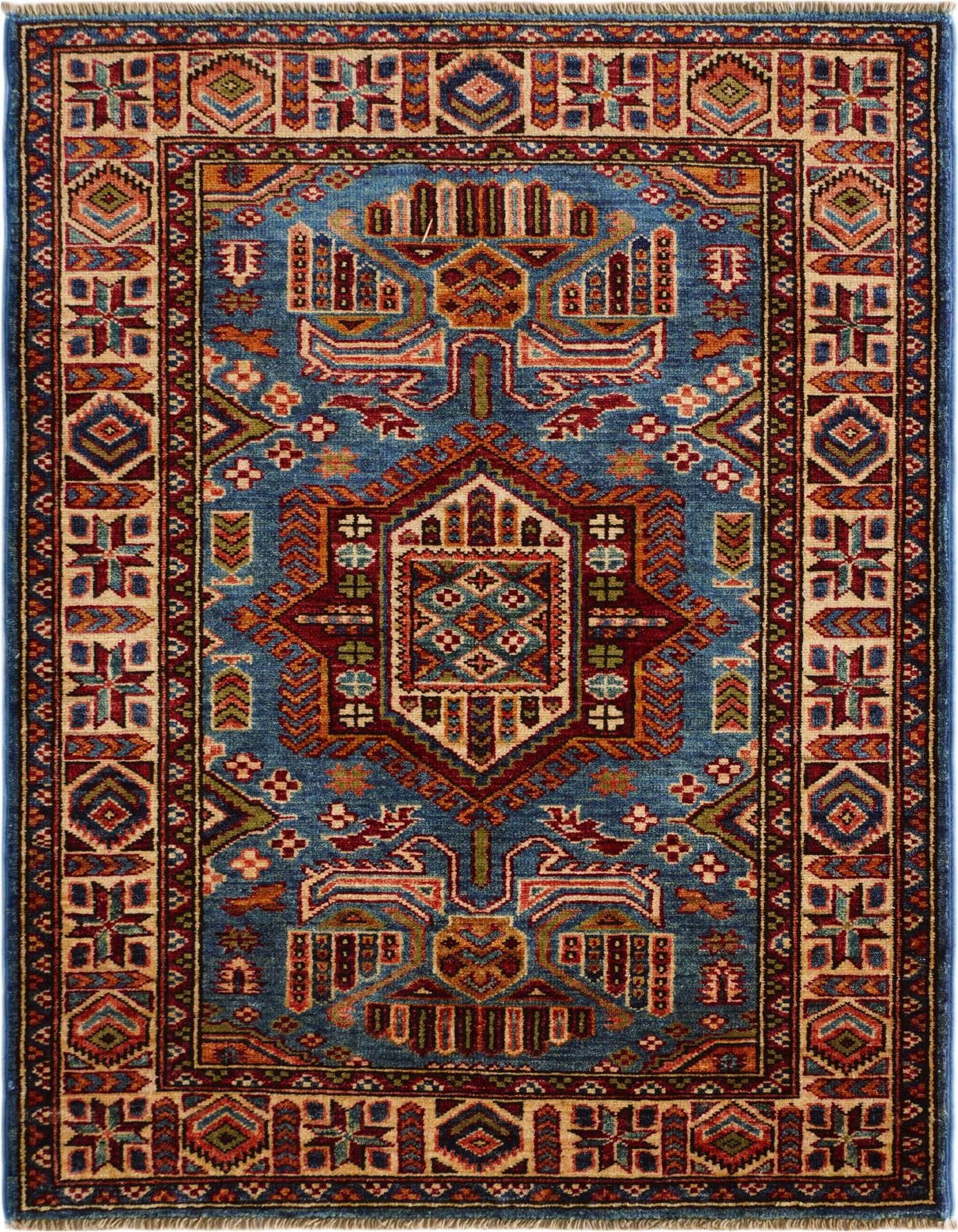 2' 8 x 3' 10 Hand Knotted Kazak Rug
