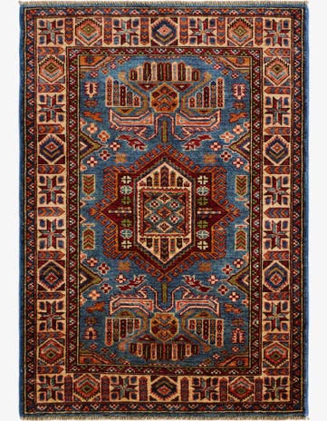 2' 8 x 3' 10 Hand Knotted Kazak Rug