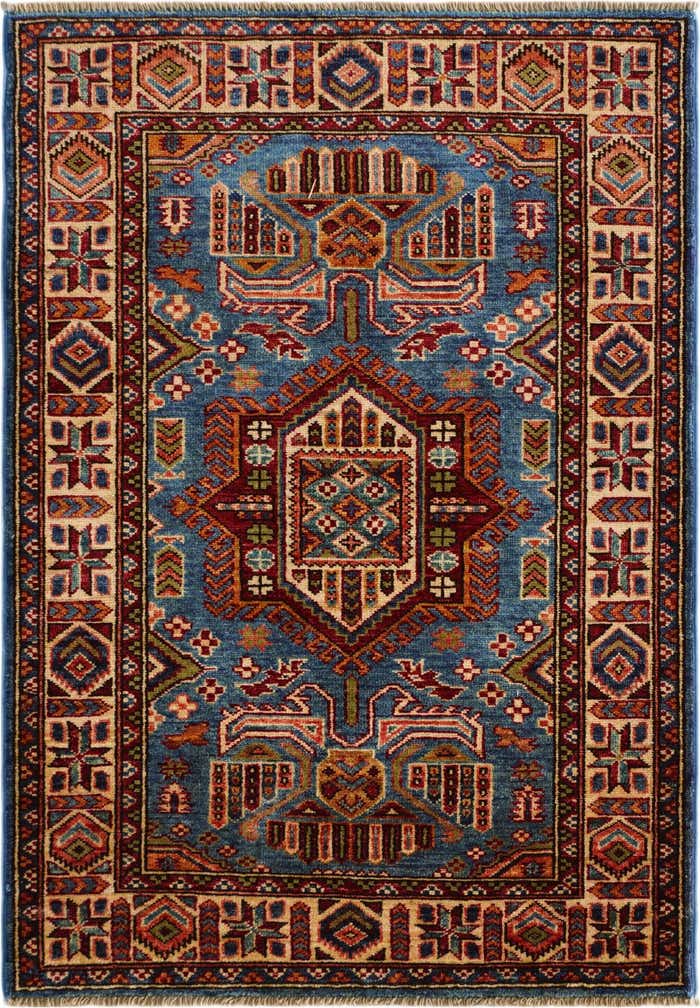 2' 8 x 3' 10 Hand Knotted Kazak Rug
