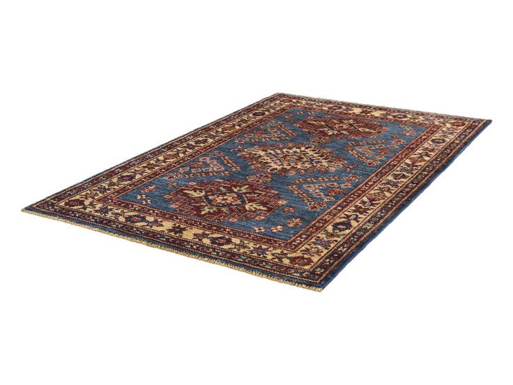 Detail image of 2' 9 x 4' 1 Hand Knotted Kazak Rug
