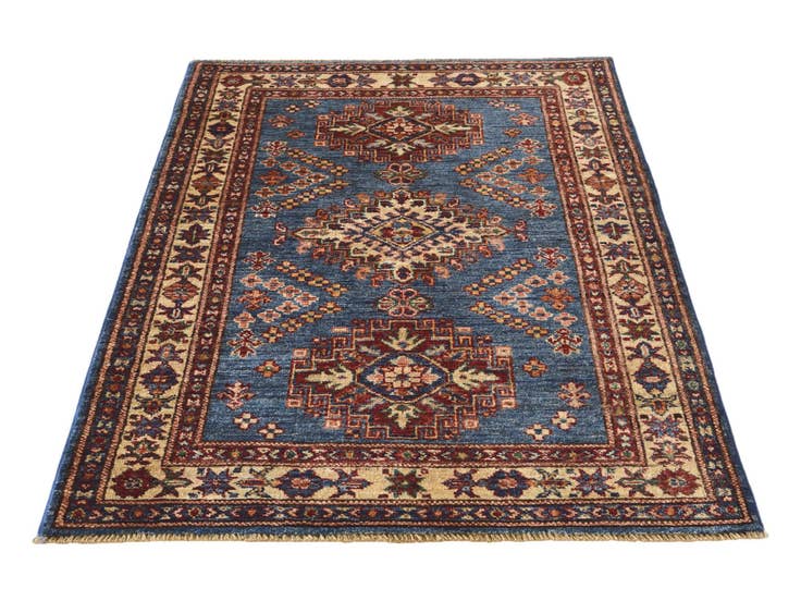 Detail image of 2' 9 x 4' 1 Hand Knotted Kazak Rug