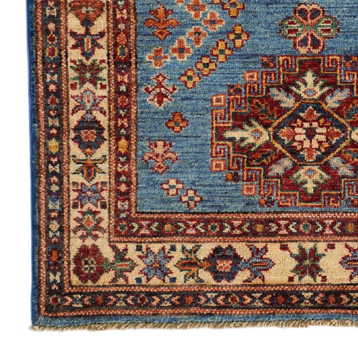 Detail image of 2' 9 x 4' 1 Hand Knotted Kazak Rug