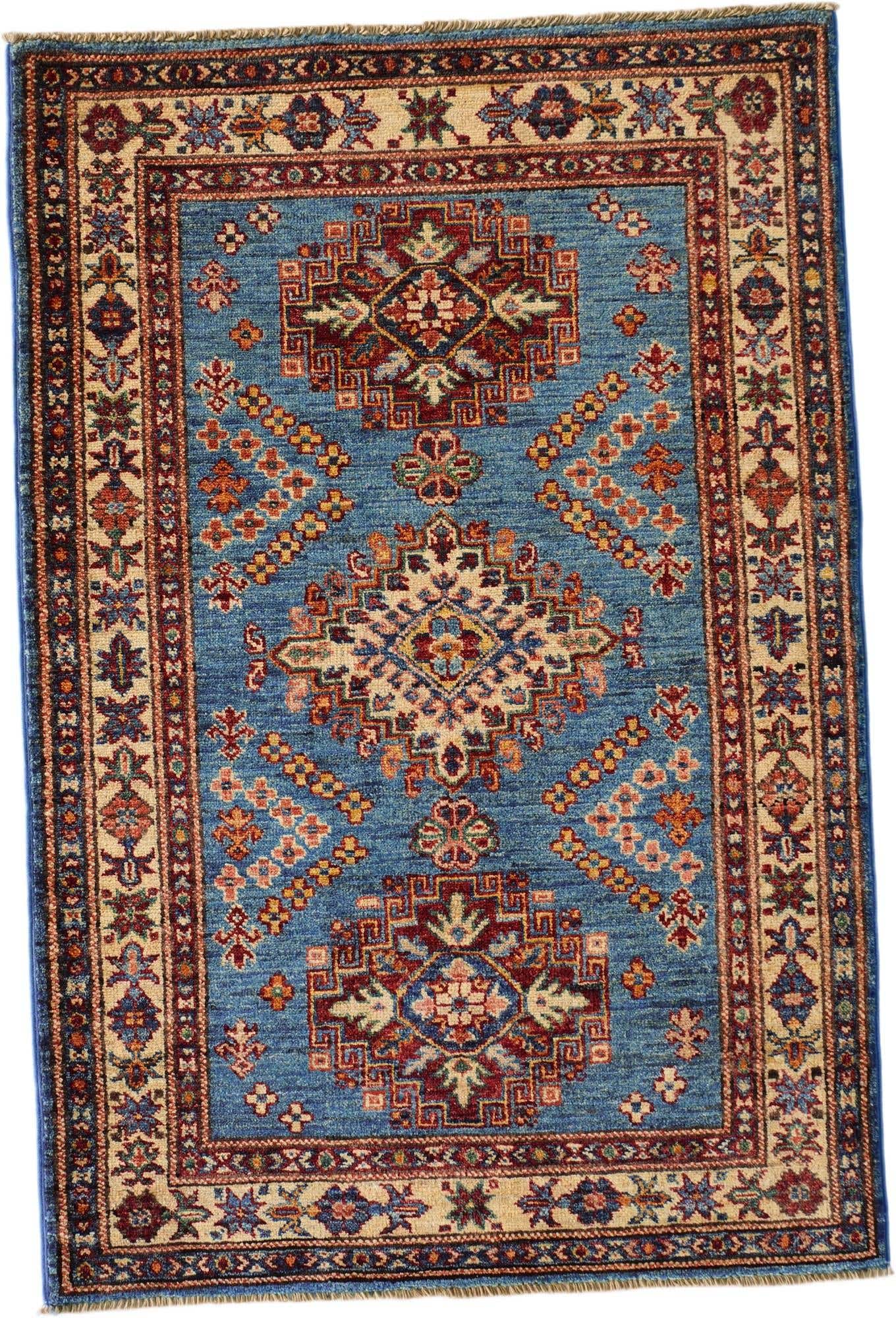 2' 9 x 4' 1 Hand Knotted Kazak Rug