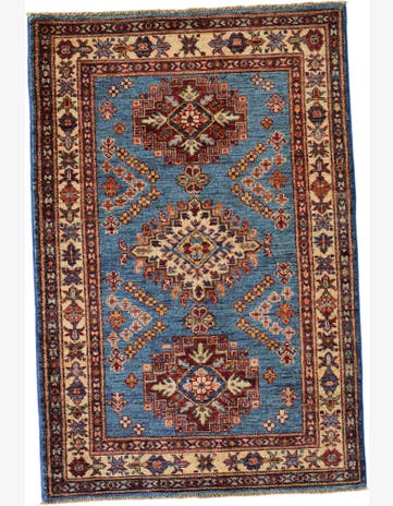 2' 9 x 4' 1 Hand Knotted Kazak Rug